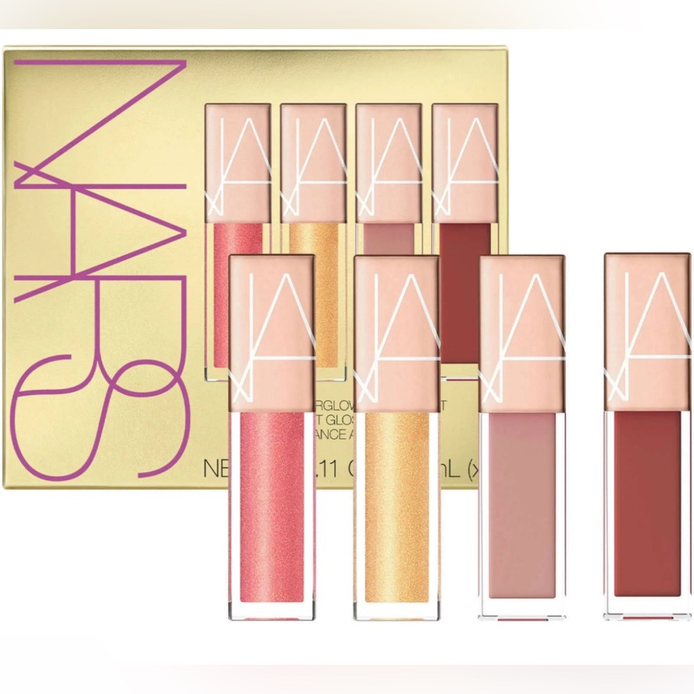 NARS Mini Afterglow Lip Shine Lip Gloss Set | Brand New In Box/Unused